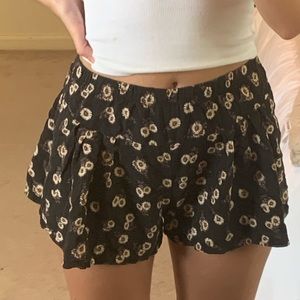 Sunflower Printed Flowy Shorts